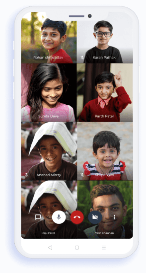 vClass live session screens
