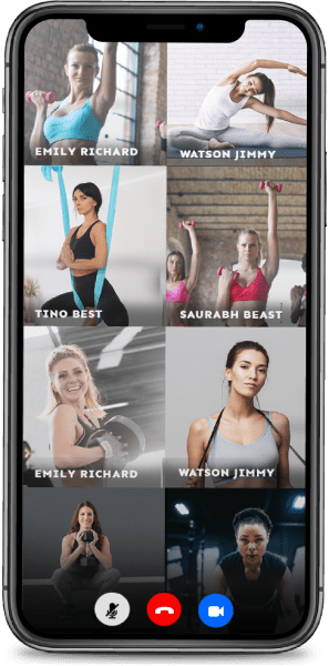 vFit live class session