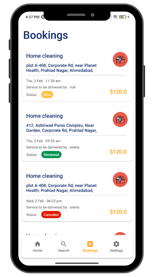 vServ provider app