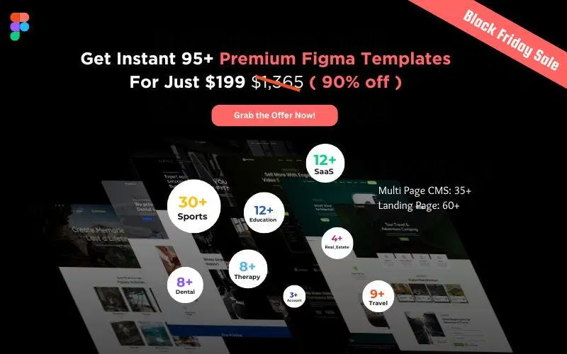 95+ Black Friday Premium Figma Templates Deal in 2024 (Top Picks)