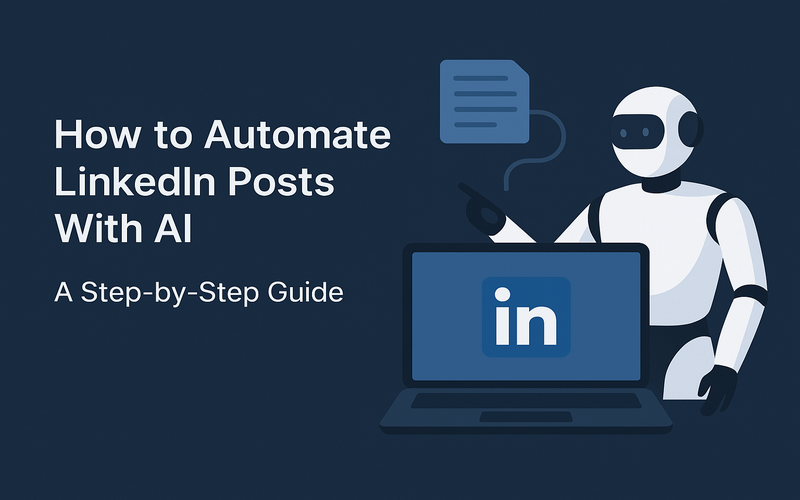 How to Automate LinkedIn Posts With AI - A Step-by-Step Guide