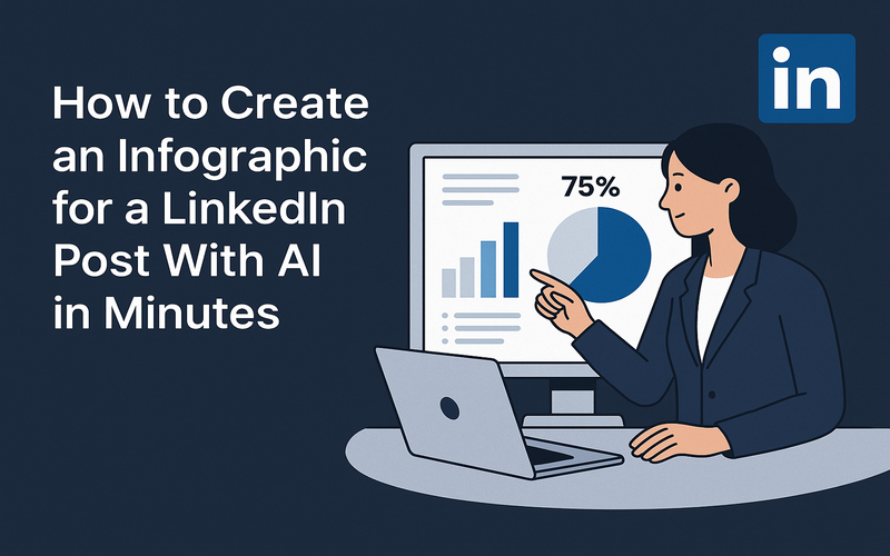 How to Create an Infographic for a LinkedIn Post - With AI in Minutes