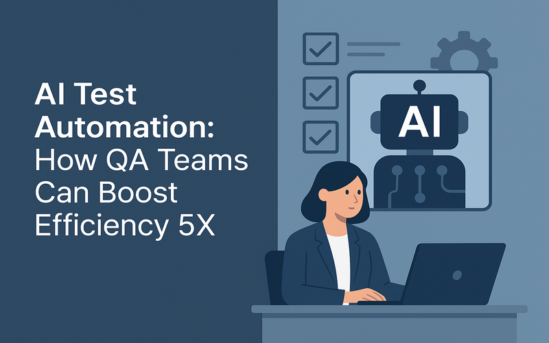 AI Test Automation: How QA Teams Can Boost Efficiency 5X
